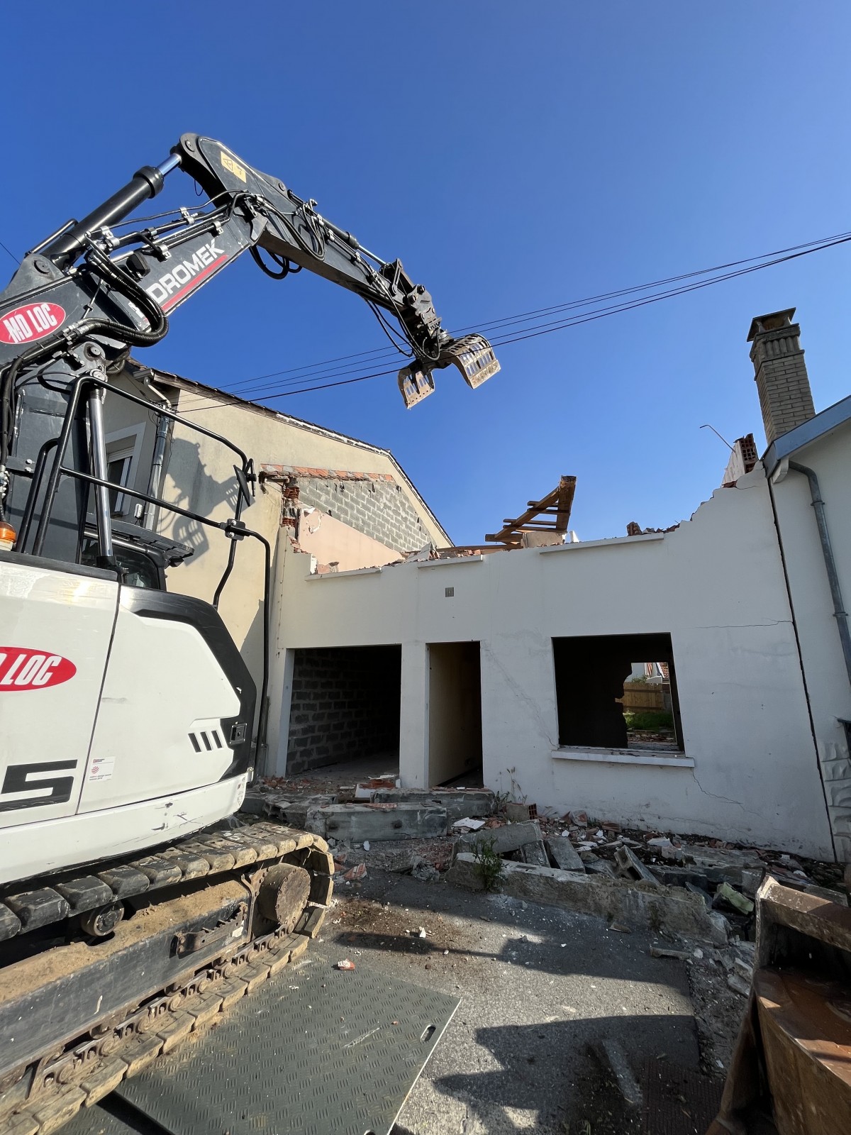 Démolition maison Blanquefort proche Parempuyre