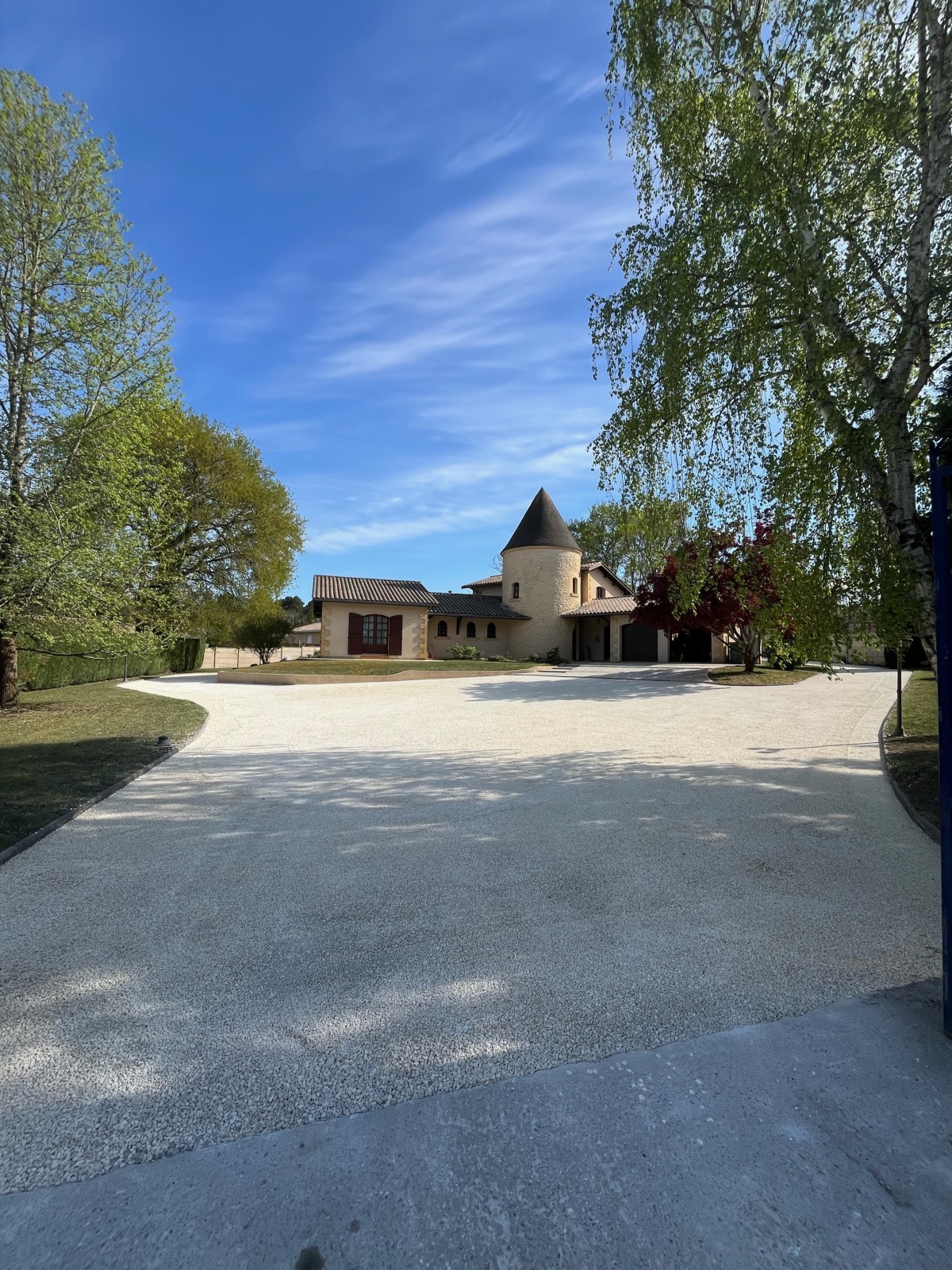 Création d’une allée sur saint aubin de médoc . 