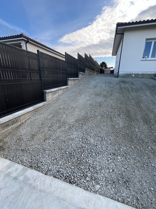 Création de parking et allée sur Bordeaux .