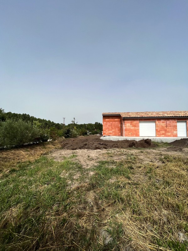 Aménagement et apport de terre végétale sur la commune de Salaunes