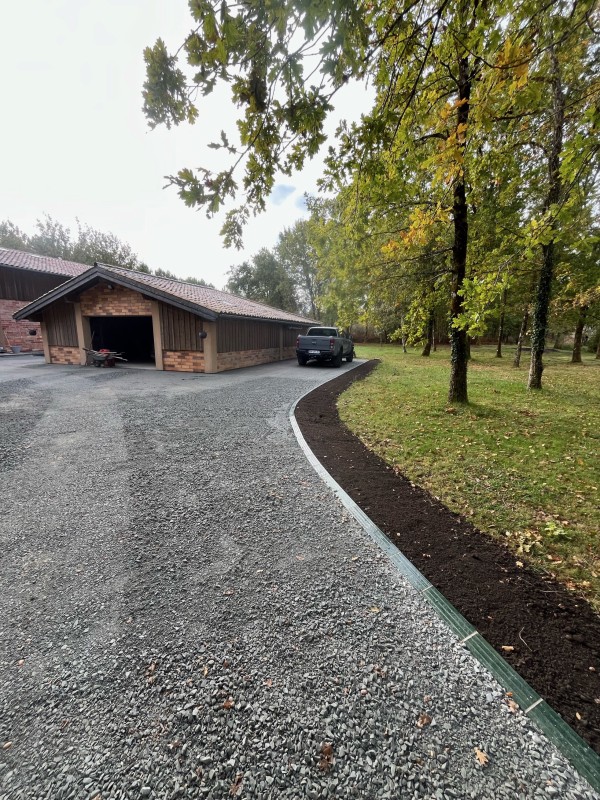 Création d’un parking sur la commune de Brach en Gironde