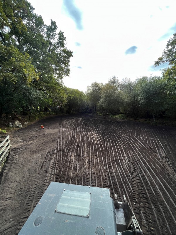 Remblais en terre végétale à Maubuisson proche de Carcans