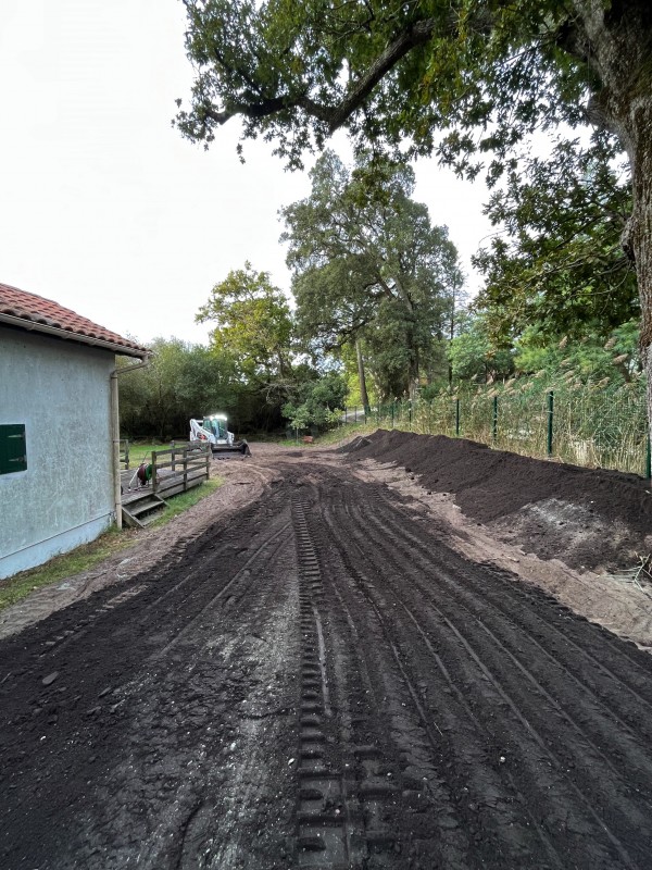 Viabilisation de deux maisons à Maubuisson en Gironde
