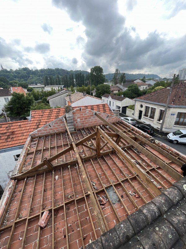 Démolition de maison mitoyenne avec accès difficile à Bordeaux en Gironde