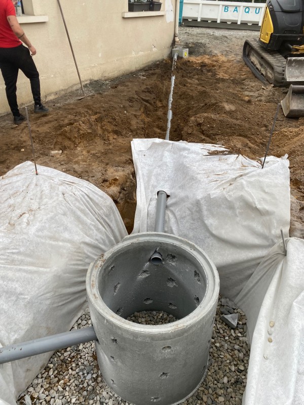 Terrassement, assainissement, dessouchage et Aménagement extérieur sur la commune de saint Médard en Jalles en Gironde