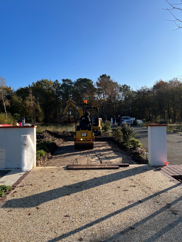 Terrassement Salaunes: Création d’un chemin d’accès 