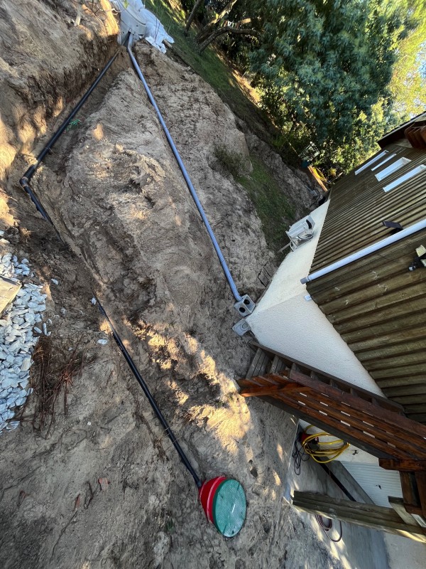 Viabilisation de deux maisons à Maubuisson en Gironde