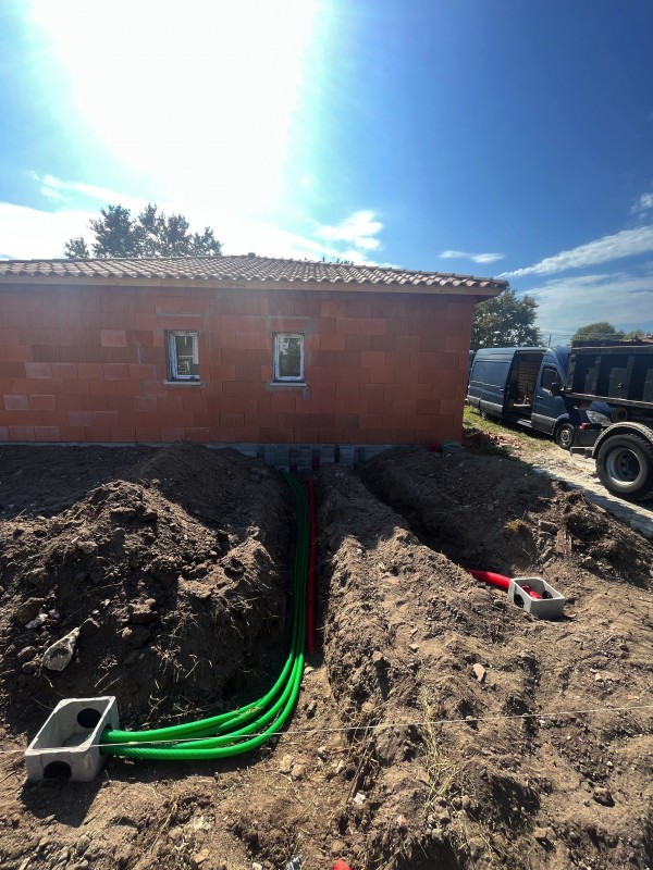 Viabilisation complète d’une maison au Taillan Médoc