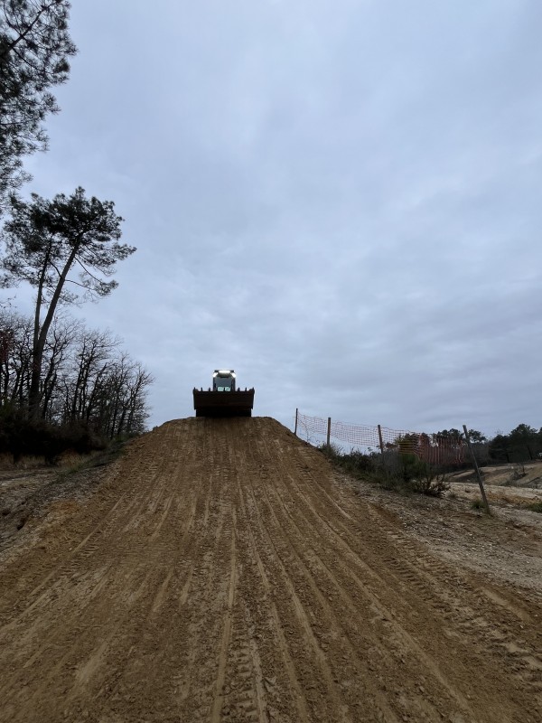 Création de terrain de motocross, supercross et pumptrack