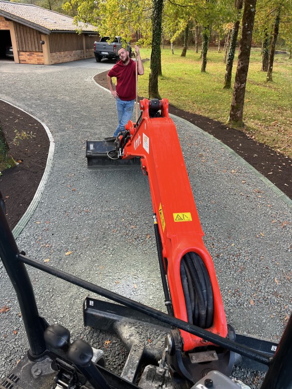 Création d’un parking sur la commune de Brach en Gironde