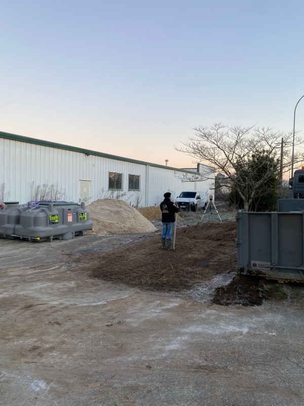 Assainissement non collectif avec épandage et pompe de relevage à Cadaujac en Gironde