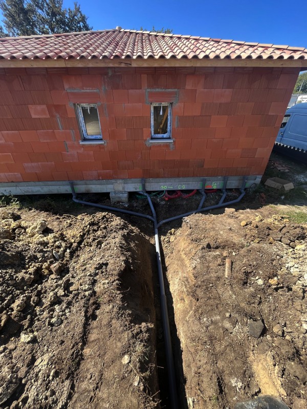 Viabilisation complète d’une maison au Taillan Médoc