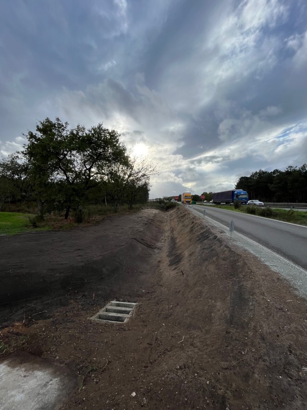 Nettoyage  de terrain, broyage et débroussaillage sur la commune de Cestas en Gironde .