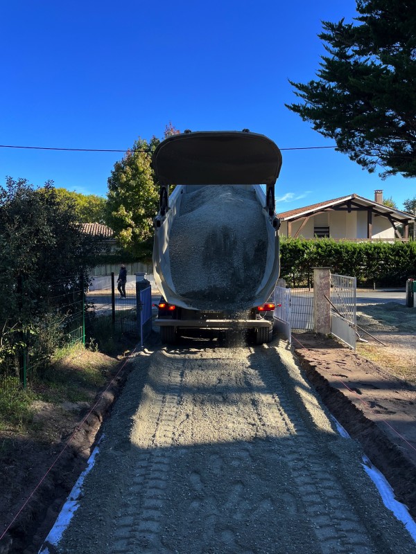 Viabilisation de deux maisons à Maubuisson en Gironde