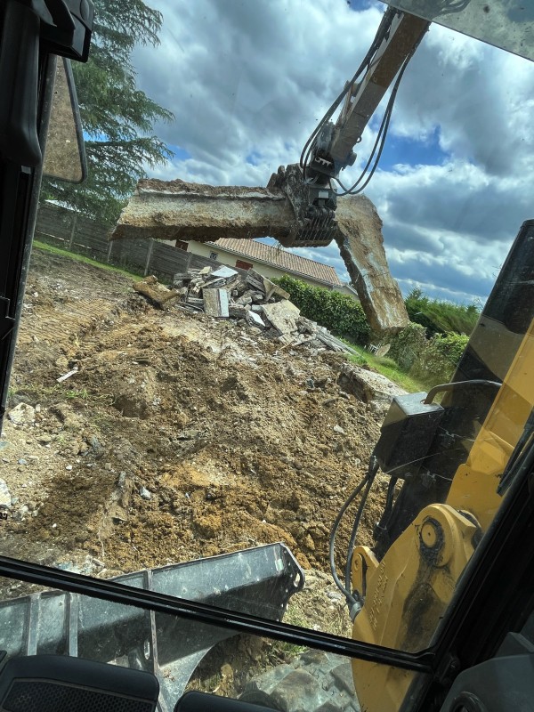 Démolition maison individuelle Taillan médoc proche Eysines