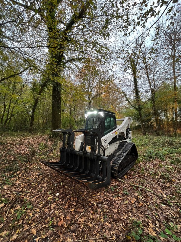 Broyage Forestier sur la commune de Cénac en Gironde proche de bordeaux
